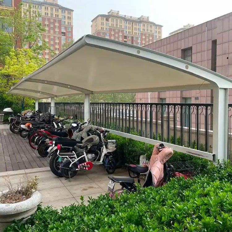 广灵县膜结构电动车棚